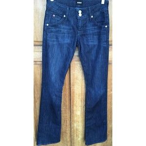 Hudson Beth Baby Boot Dark Blue Jeans Size 26